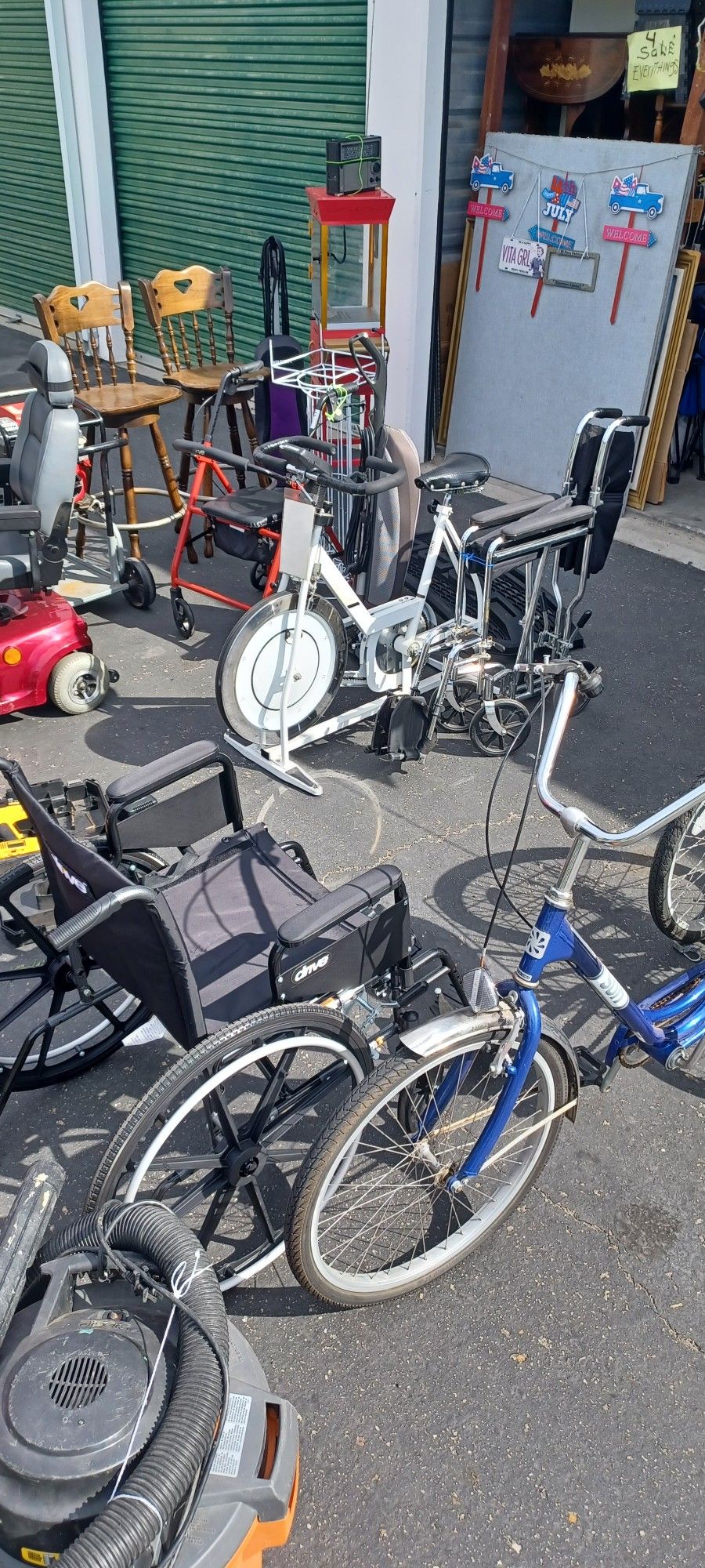 SELLING EVERYTHING SCOOTER WHEELS CHAIRS MANUAL WALKERS 805 236 436FIVE.📞📞  EXCERSIS BIKE 