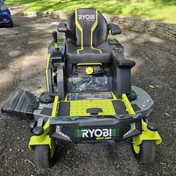 Ryobi 80V 54 inch Zero Turn Electric Riding Mower (2024) Z54Li + Batteries + Charger + Accessories