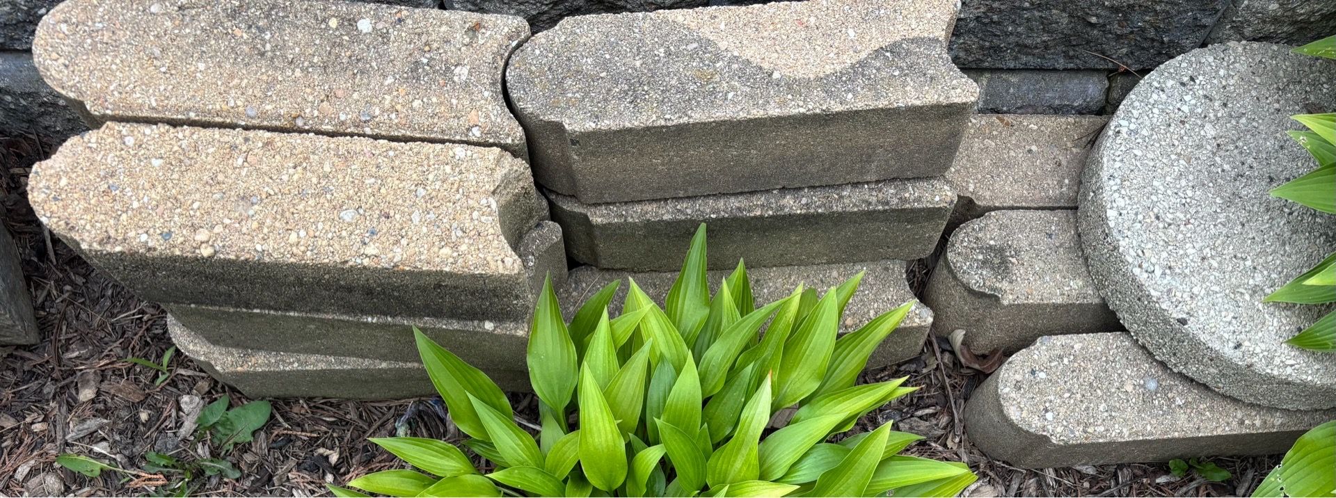Edgestone Edger paver bricks. Trapezoidal shape interlocking lawn ...