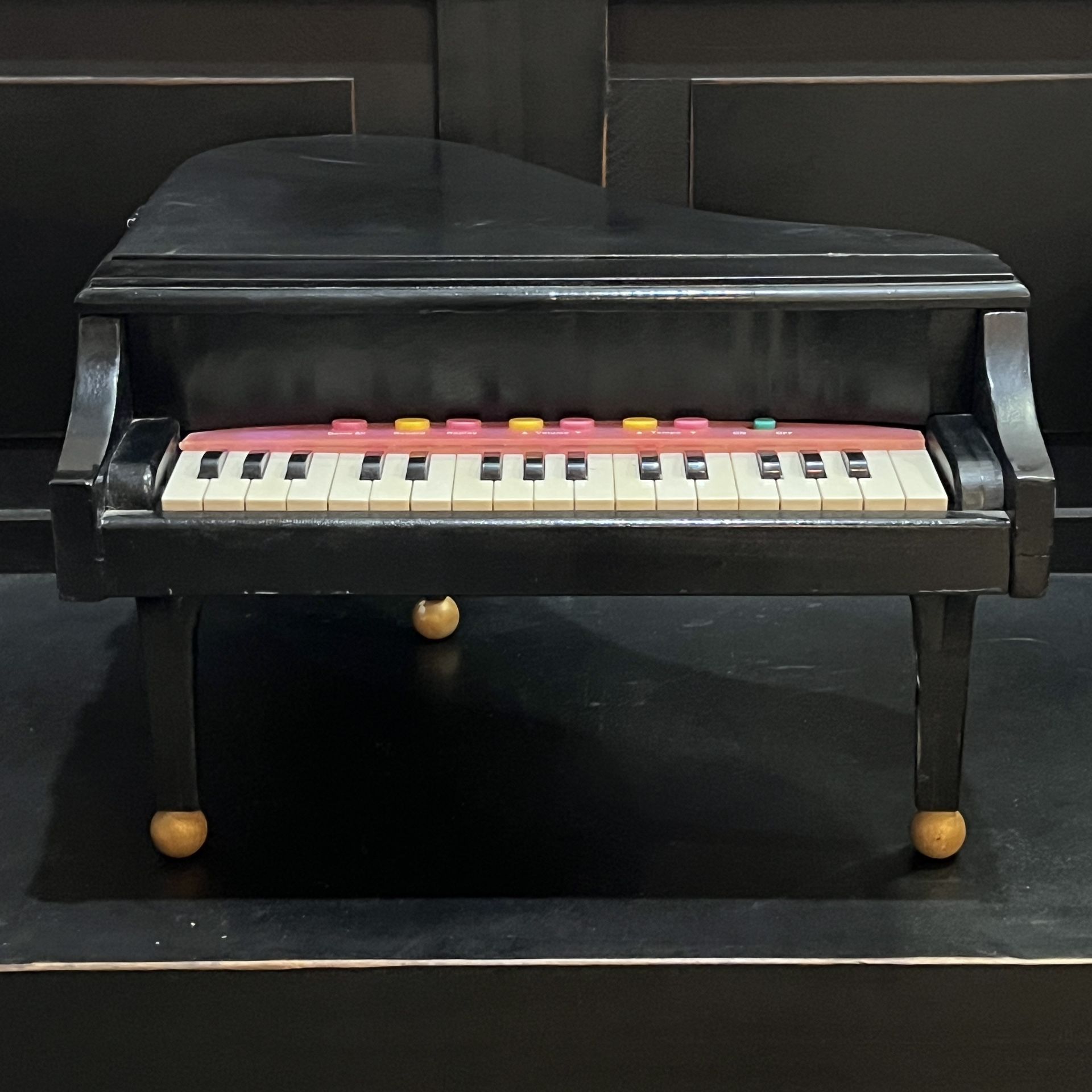 Black Grand Electric Toy Piano for 18" American Girl Dolls – Working Keys