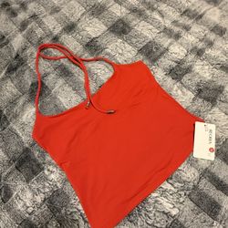 Women’s Sexy Halter Backless Double Lined Tank Top 