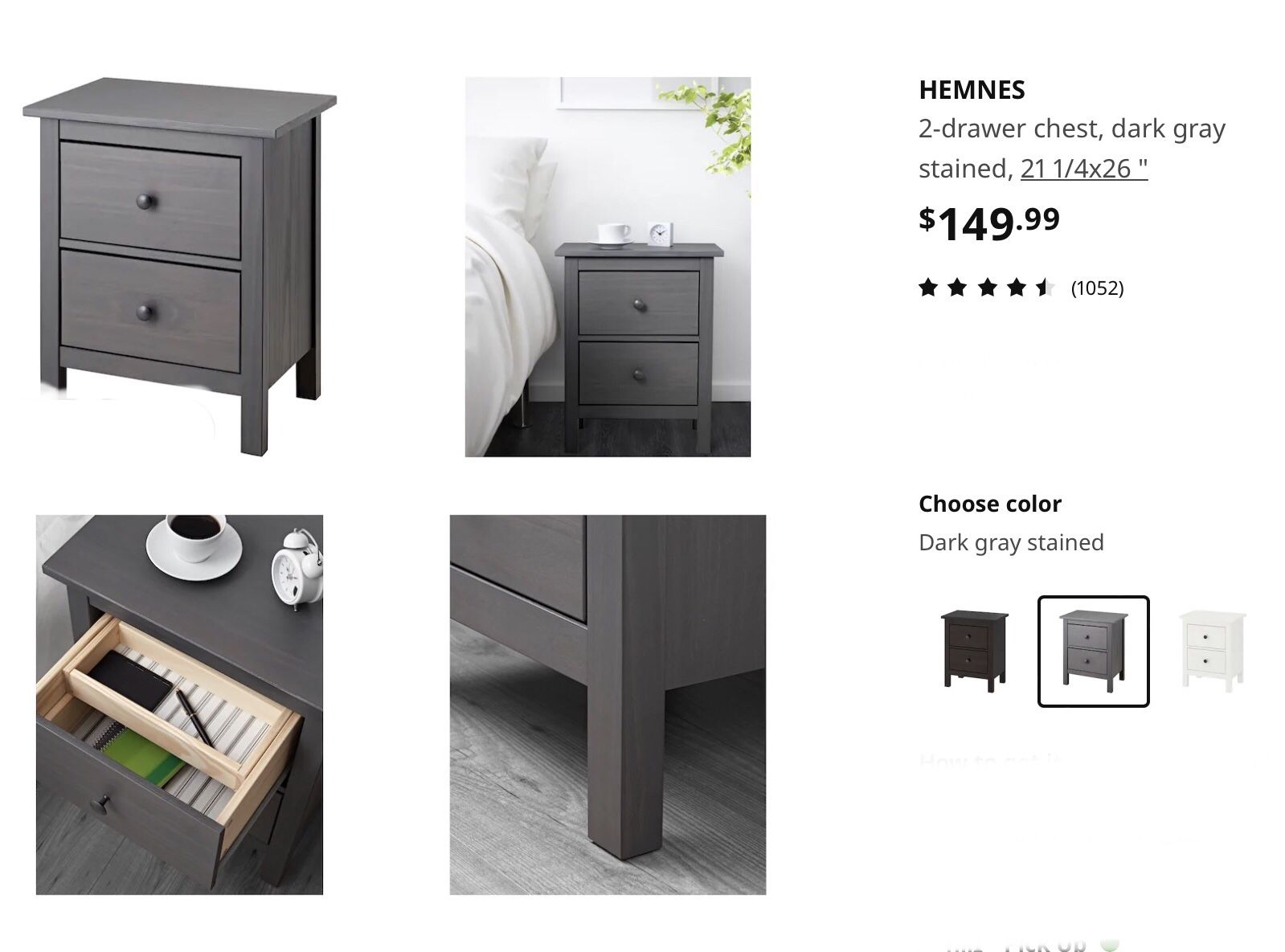 hemnes 8 drawer dresser grey Ikea Hemnes 8 Drawer Chest Grey