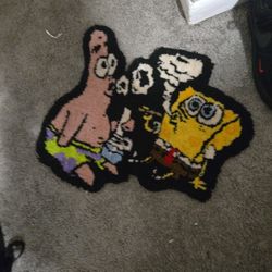 Custom SpongeBob And Patrick Rug