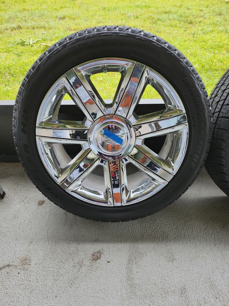 22" OEM Chrome Wheels 2016 Cadillac Escalade Luxury