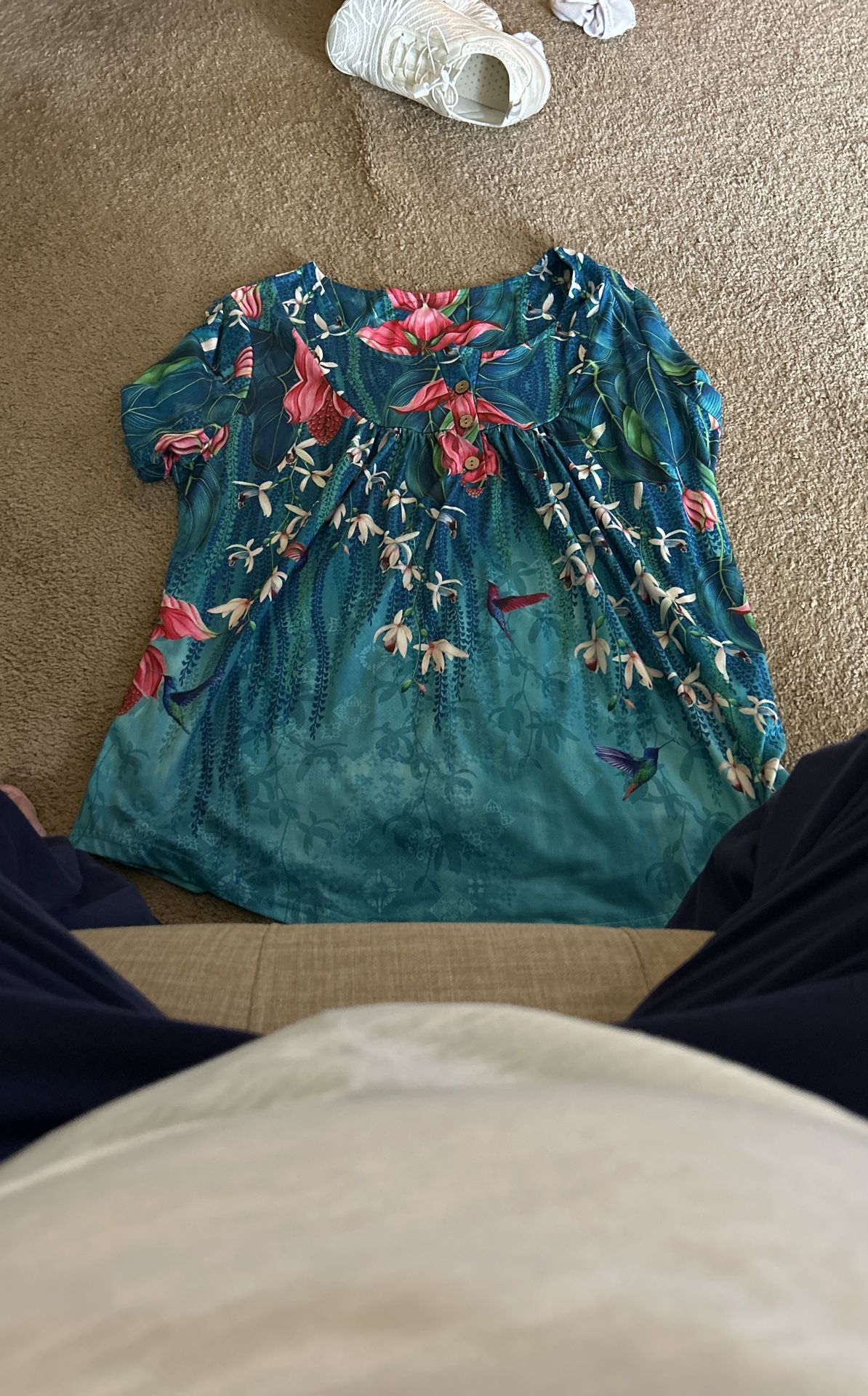 Hawaiian Print Short Sleeve Shirt