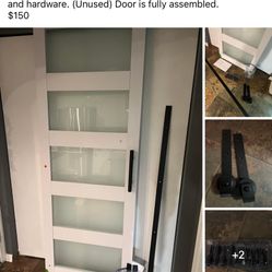 30x84 5 Panel Barndoor With Hardware