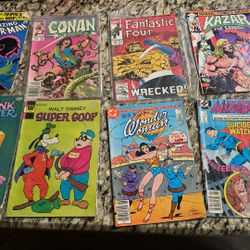 Vintage Comic Books. Sold As A Set Only 