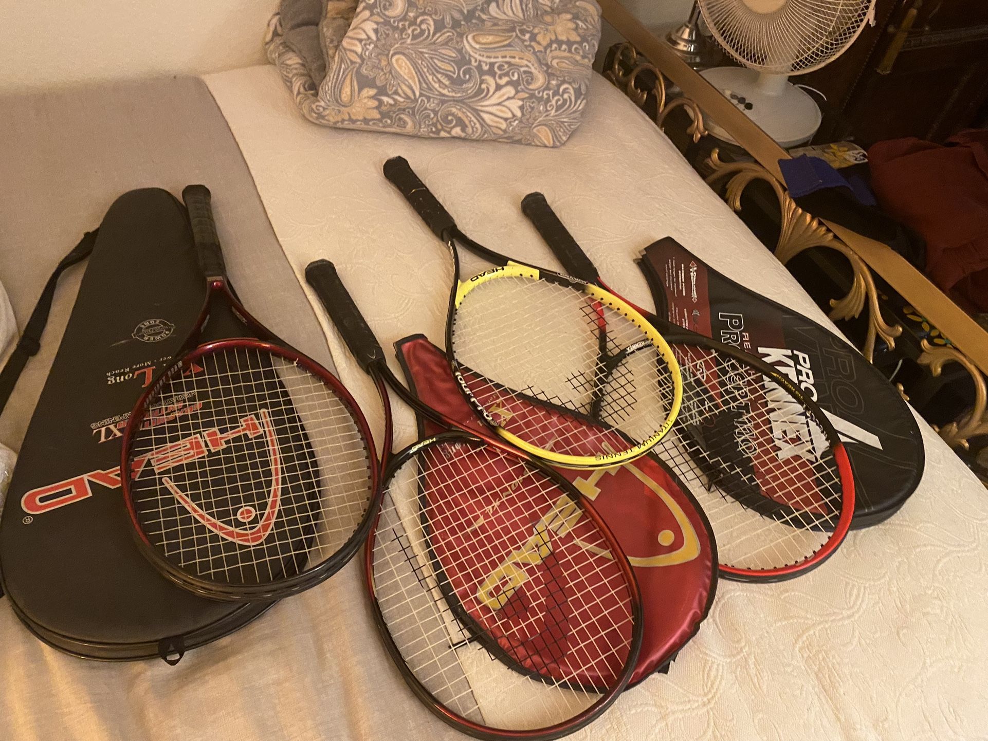 Tennis Rackets W/covers