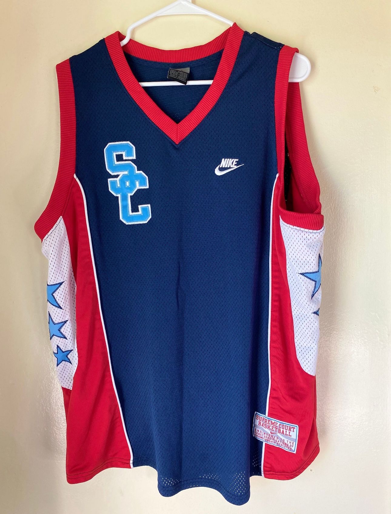 y2k Nike supreme court NBA style basketball vintage Jersey