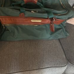 Bill Blass Travel Bag With Leather Accents