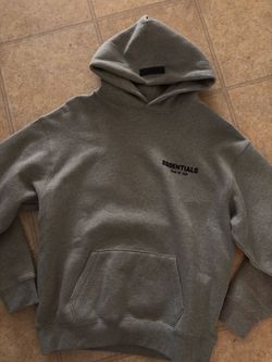 Essentials Fear of God Dark Oatmeal Hoodie XS