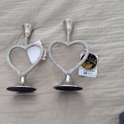 WEDDING CANDLES IN SILVER