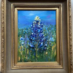 Bluebonnets Original Painting 