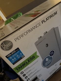 NEW Rheem Tankless Natural Gas Water Heater ECOH200DVLN-2 199,900 BTU for  Sale in Alameda, CA - OfferUp