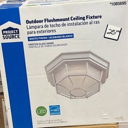 Outdoor Flush Mount Ceiling Fixture 