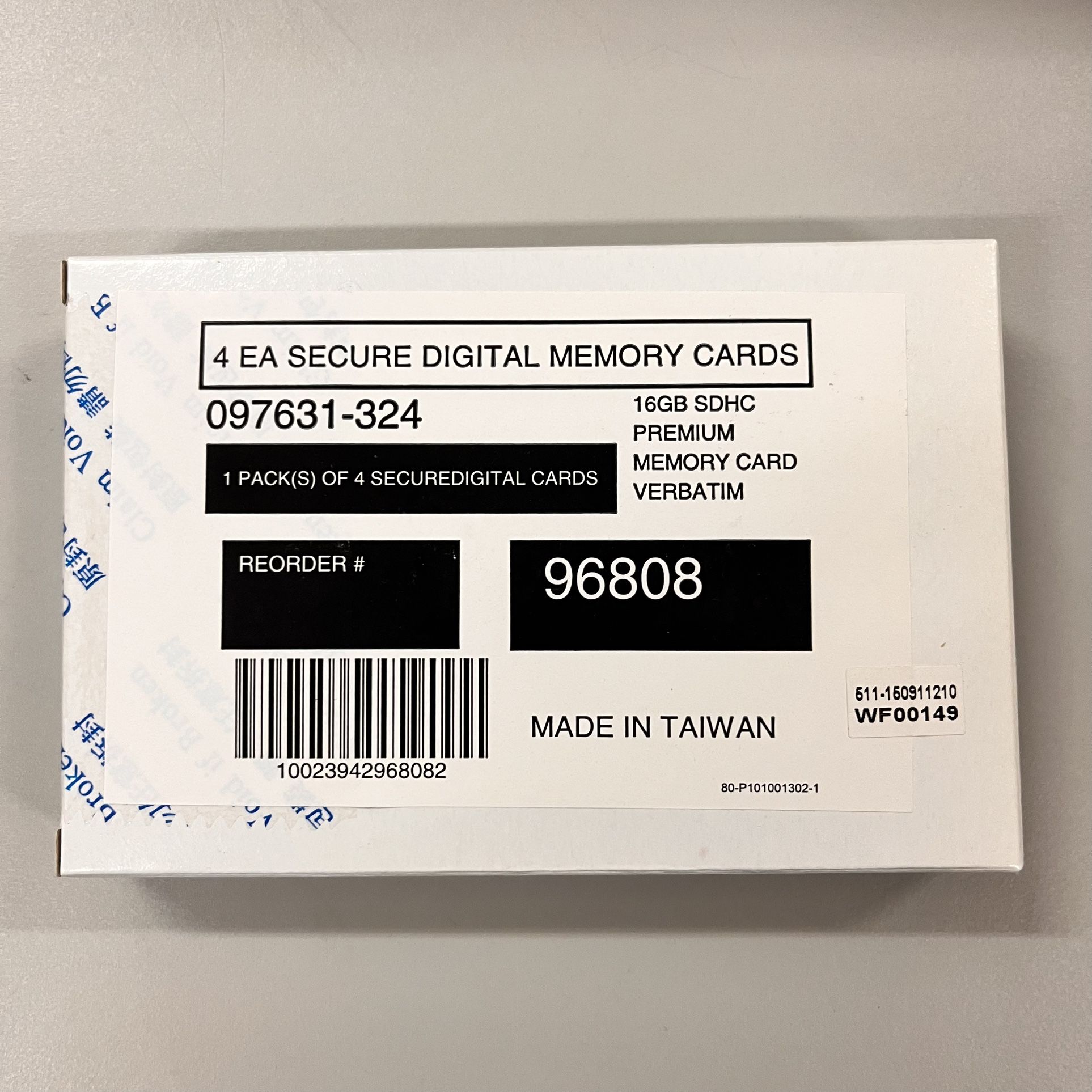 Verbatim SDHC 16Gb