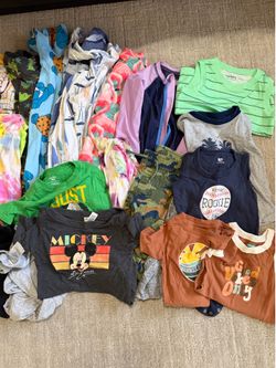 Huge 18 Month Boys Clothing Lot – 100+ Pieces – Jackets, Overalls, Pajamas, Swimwear & More