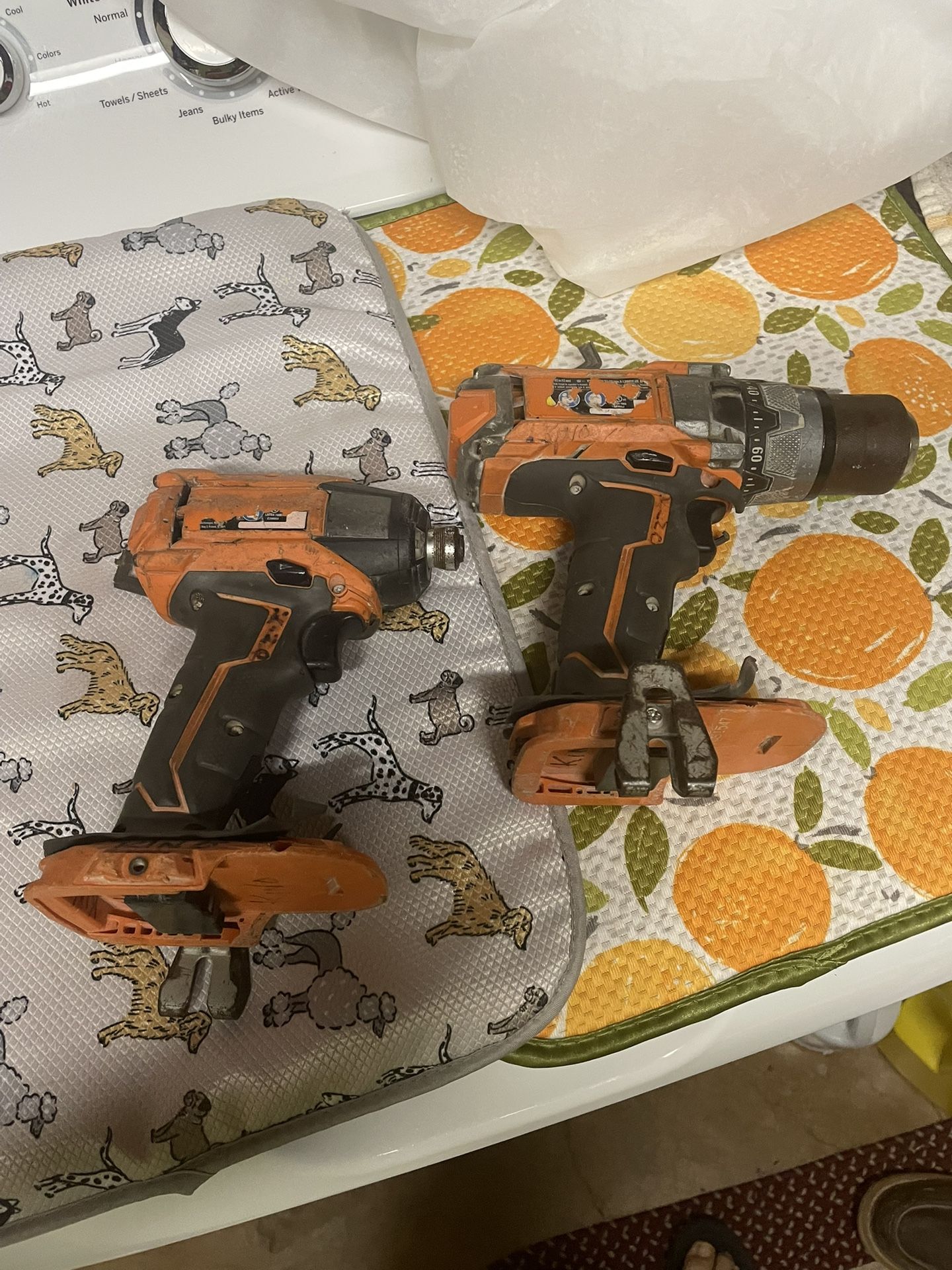 Rigid Cordless Impact Drill And Hammer Drill 18 V