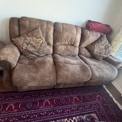 Couch For Living Room With Two Side Table And One Coffee Table