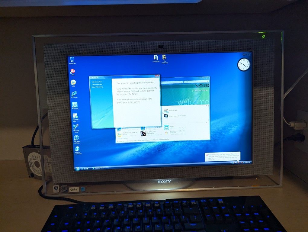 Sony VAIO All In One Desktop PC Rare Vintage
