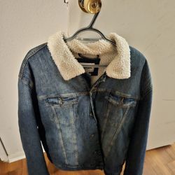 Faux Sheep Lined Jean Jacket Size XXL
