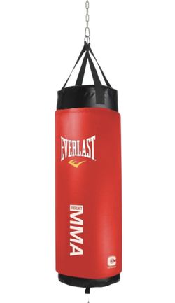 Everlast MMA 100-lb Heavy Bag w/ Spacemiser Adjustable Wall Mount