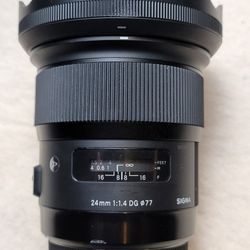 Sigma 24mm f/1.4 DG HSM Art Lens for Canon EF

