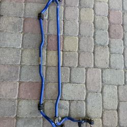 02-07 Subaru WRX STi CUSCO sway bars front and rear anti roll suspension blue JDM