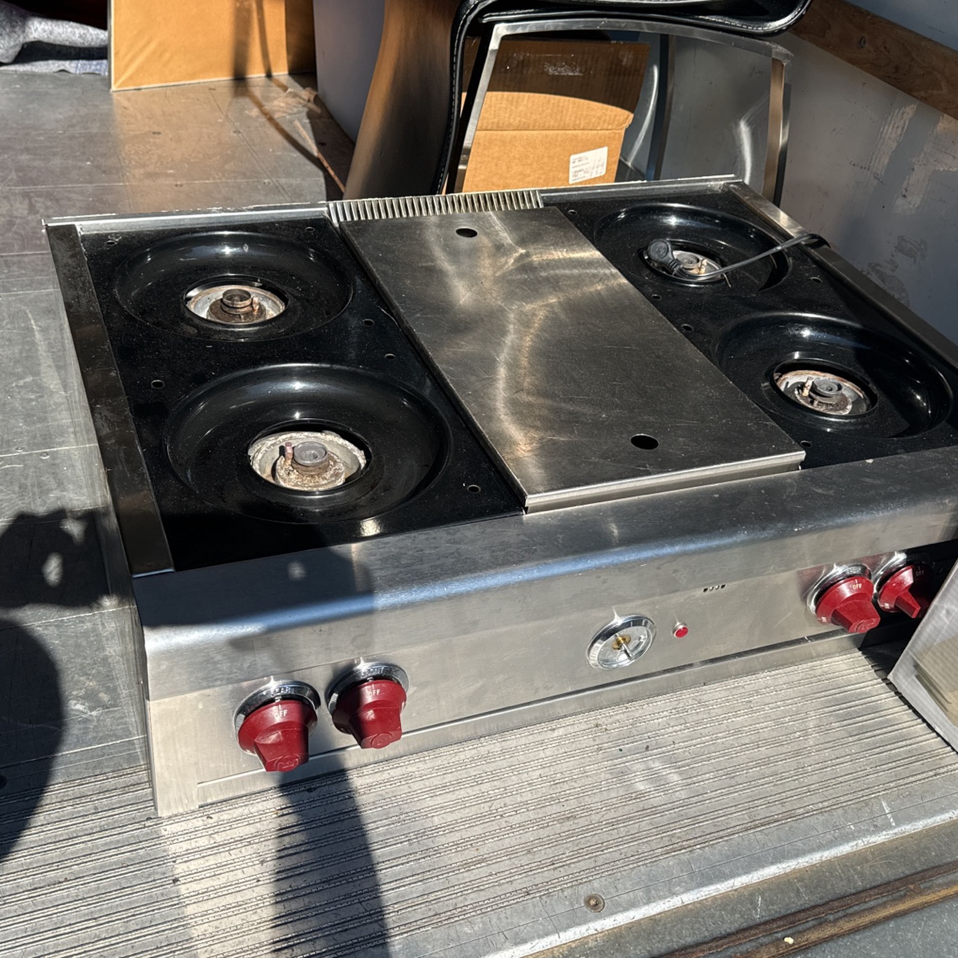 Wolf Gas Stove Top.