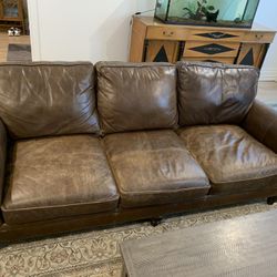 Leather Couch 