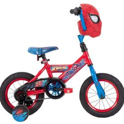 12" Marvel Spider-Man bike with training wheels for kids