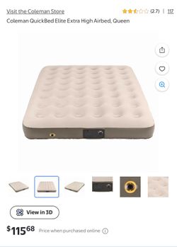 Coleman QuickBed Elite Extra High Airbed, Queen