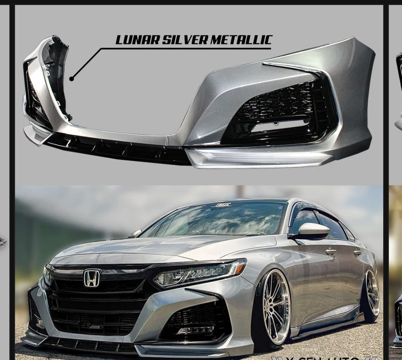 18+ Accord Yofer 3pc Front Bumper