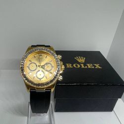 Designer Bussdown Gold Band Watch