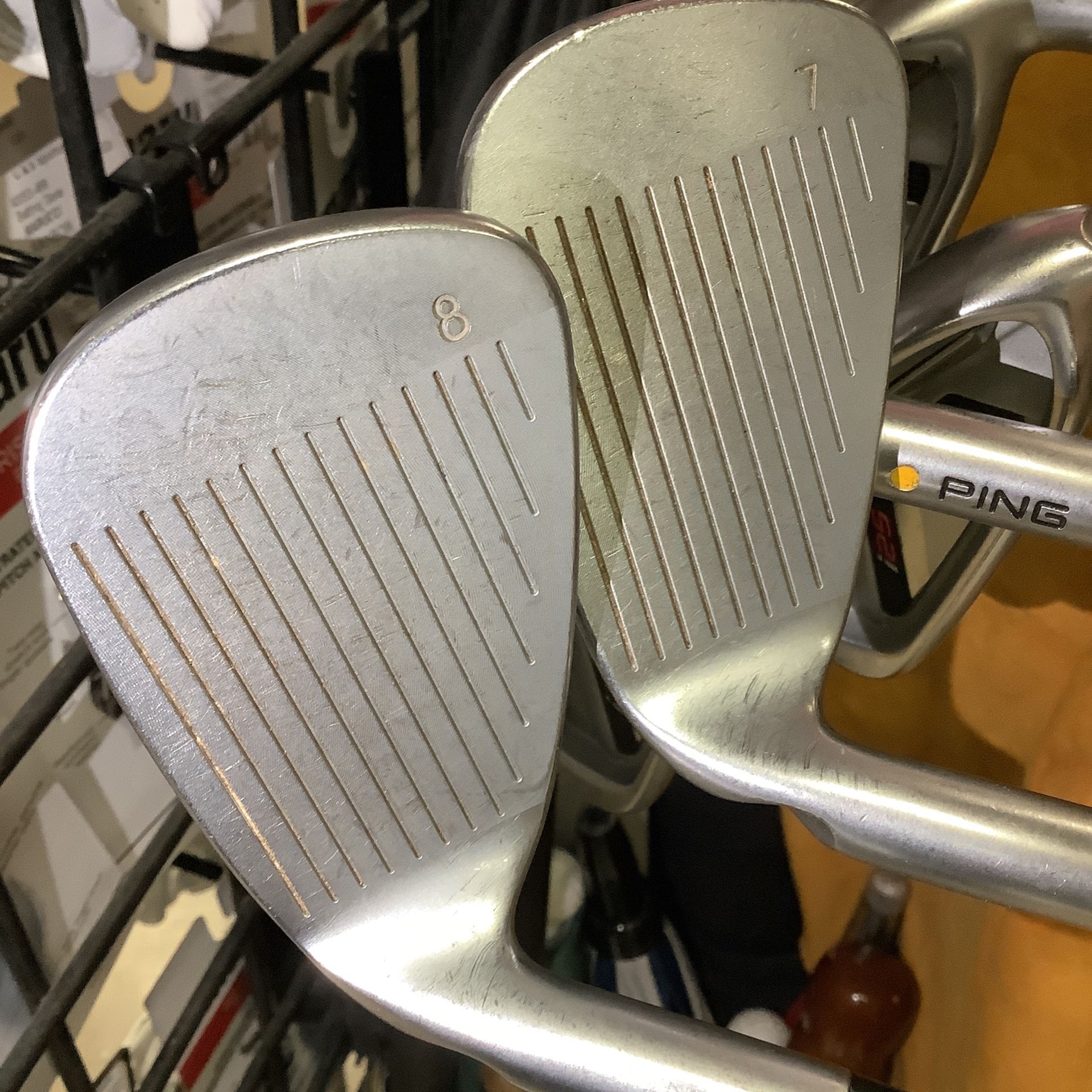 Ping i25 Yellow Dot Right Hand 4PWUtility Wedge CFS Stiff Shafts SKU