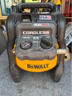 Dewalt air compressor 60v max