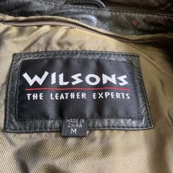 Wilson's Men  Leather Jacket
