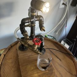 Fireman Liquor Bottle Dispenser