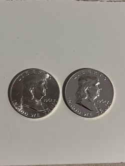 1961 BU Franklin Half dollars