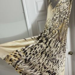💟💟💟vtg Roberto Cavalli  Maxi Animal Print Silk  Skirt,s/m 