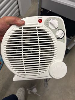 White Electric Space Heater Fan