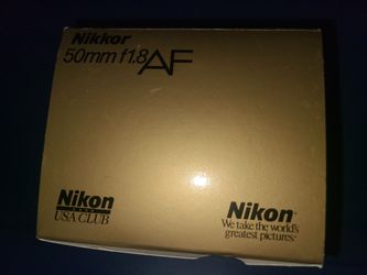 Nikon 50mm F1.8 AF Lens