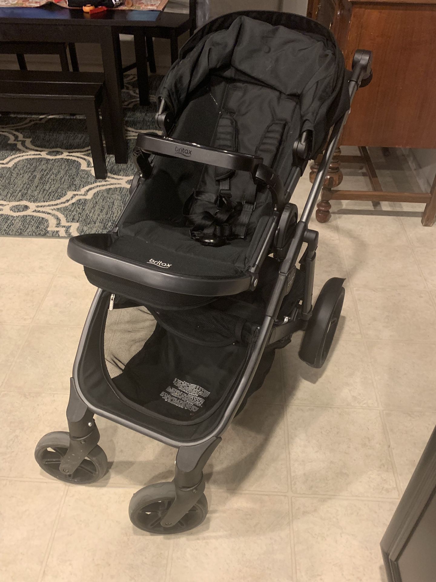2016 Britax B Ready Stroller with infant car seat adapter