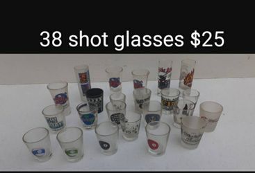 Shot glasses, flasks and Bottle Opener 