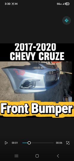 2017/2018/2019/2020 Chevy Cruze Front Bumper Cover