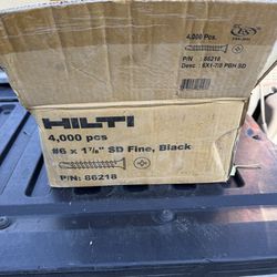 Hilti 1-7/8” self-drilling drywall screws