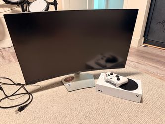 Xbox series s and curved pc monitor