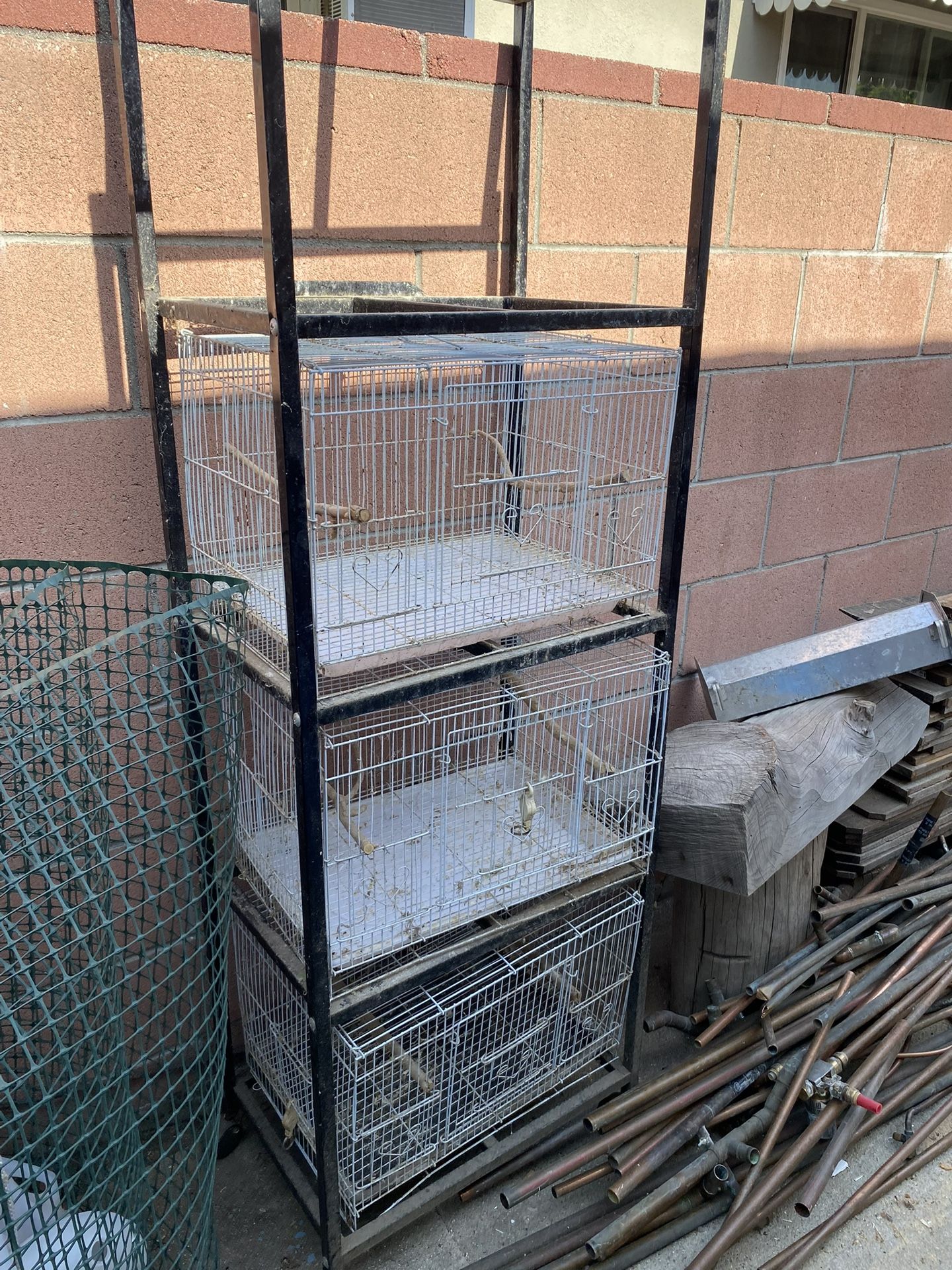 Five Bird Cages