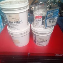 Tile Grout  Non Sanded And Spacers