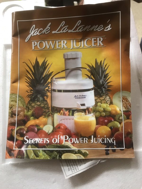 Jack Lalanne power juicer